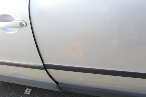 VW Passat 3B 3BG Kombi Variant Tür hinten links silber LA7W reflexsilber meta (152540)