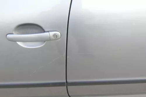 VW Passat 3B 3BG Kombi Avant Variant Tür hinten links mit Scheibe grau LD7W urba (152661)