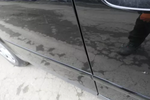 Audi A4 B7 8E Tür hinten rechts schwarz LY9B brillian Kombi mit Scheibe  Rahmen (152812)