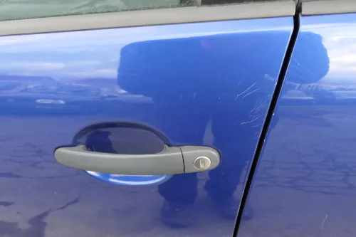 VW Golf 5 V 1K Tür vorne links Fahrertür 4/5-Türer blau LA5J laserblue TÜRBLATT (152910)