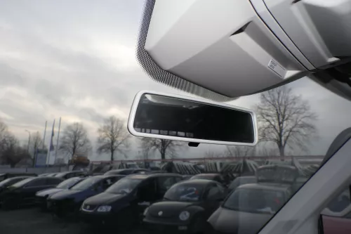 VW Crafter 7C MAN TGE Spiegel Innen Innenspiegel Rückspiegel schwarz  (153186)