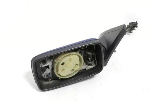 VW Golf 3 Vento manueller Spiegel Außenspiegel links original blau LA5E