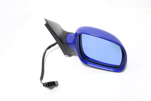 VW Golf 4 Bora elektrischer Spiegel vorne rechts Außenspiegel blau LA5C + Glas (153879)