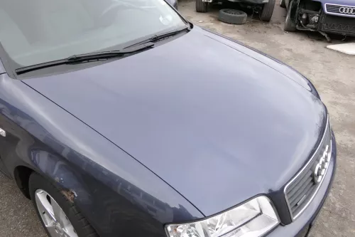 Audi A6 4B Motorhaube Klappe vorn Facelift (ab. Mitte 2002) grau LY5X aquablau (153926)