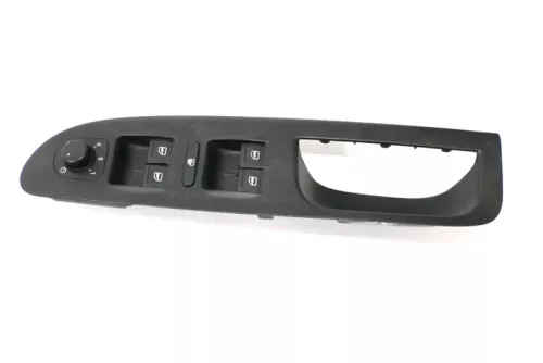 VW Passat 3C ektrischer Fensterheber Schalter vorne links 4-Fach schwarz Spiegel