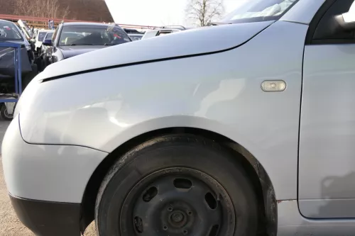 VW Lupo 6E Kotflügel vorne links blau grau silber LR7V - nur FSI oder 3L (154827)