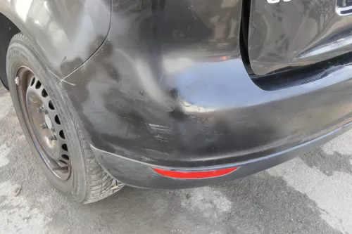 VW Golf 5 Plus 5M1 V Stoßstange hinten Heckstoßstange Stoßfänger schwarz LC9Z (154918)