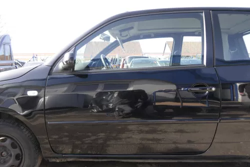 VW Lupo Seat Arosa Tür vorne links Fahrertür schwarz L041 (mechanischer FH 4940 (154940)