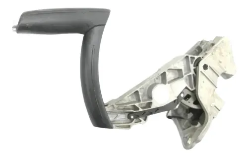 Audi A3 8P Handbremse Feststellbremse schwarz Leder Griff 8P0711303C (154989)