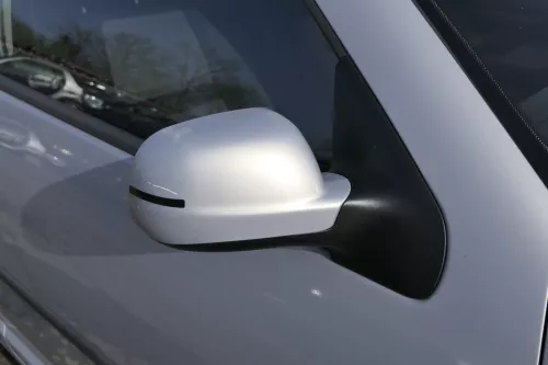 VW Golf 4 Bora manueller Spiegel vorne rechts Außenspiegel silber grau LB7Z Glas (155185)