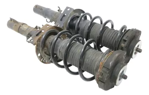 2x VW Polo 9N 9N3 Fox Ibiza 6L Federbein Stoßdämpfer Feder Federn vorne beide