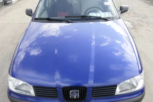 Seat Ibiza 6K Cordoba Motorhaube Haube Klappe vorn blau LS5N Facelift 99-2002