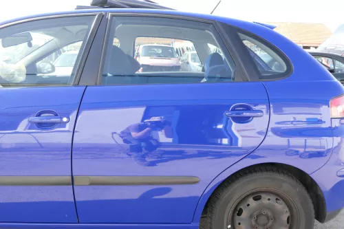 Seat Ibiza 6L Tür 4/5-Türer hinten links blau LS5G surfblue ohne Anbauteile (155713)