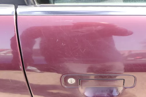 Audi A6 4A C4 Tür Türblatt vorne rechts Beifahrertür rot braun LZ3N ohneAnbautei (155804)