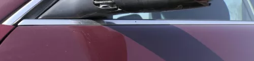 Audi A6 4A Leiste Zierleiste Tür vone links chrom silber oben Fensterschachtabd