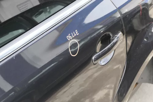 VW Passat 3B 3BG Limousine Tür hinten links mit Scheibe schwarz LC9Z blackmagic (155869)