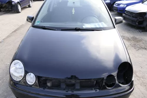 VW Polo 9N Motorhaube Klappe Haube vorne schwarz L041 uni bis ca. Bj. 2004 (155944)