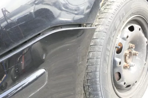 VW Polo 9N Stoßstange Frontstoßstange vorne schwarz L041 (155945)