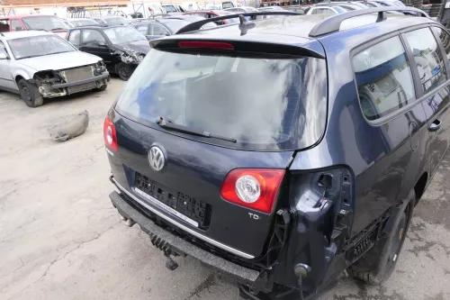 VW Passat 3C Kombi Variant Heckklappe Klappe Scheibe grau blau LC5F - ohne Anbau (155974)