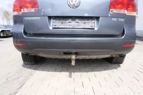 VW Touareg 7L Stoßstange hinten Heckstoßstange Stoßfänger grau LD7U Spoiler