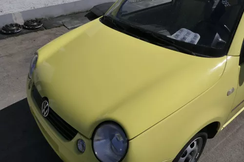 VW Lupo Motorhaube KLappe vorne gelb LD1B Frontklappe Haube (156219)