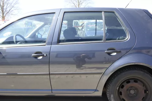 VW Golf 4 1J Limousine Tür hinten links grau blau LC7V blue (KEINkombi)