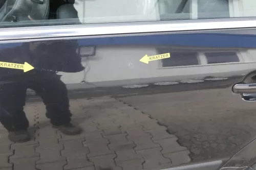 VW Passat 3B 3BG Kombi Variant Tür hinten links schwarz LC9Z magic  ü (156473)