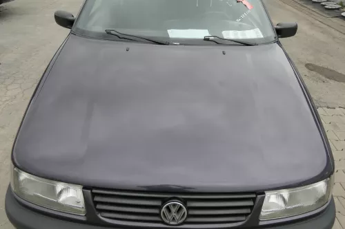 VW Passat 3A 35i Motorhaube Klappe vorne vorn Haube blau grau LC5P (156504)