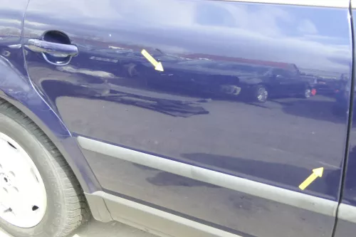 VW Passat 3B 3BG Kombi Variant Tür hinten rechts schwarz blau indigoblau LB5N (156566)