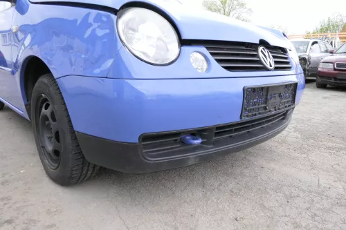 VW Lupo Stoßstange vorne Frontstoßstange Stoßfänger blau softblau LR5A vorn (156882)