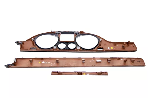 VW Passat 3C Mittelkonsole Verkleidung Abdeckung Tacho Dekor nur Holz Nuss (157026)