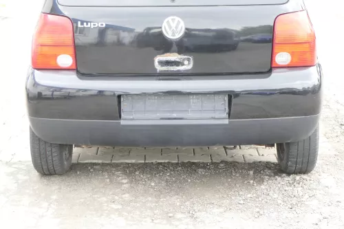 VW Lupo Stoßstange hinten Heckstoßstange Stoßfänger schwarz L041