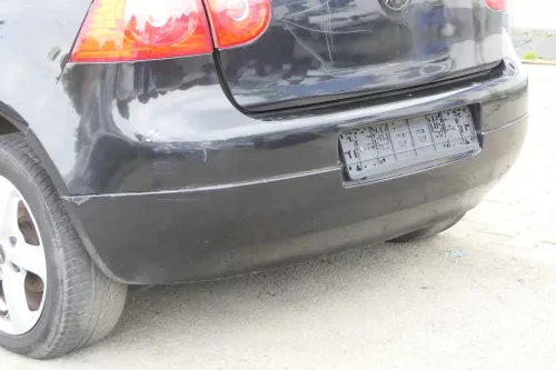 VW Golf 5 1K Limousine Stoßstange hinten Heckstoßstange schwarz LC9Z blackmagic (157190)