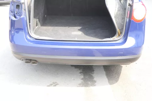 VW Passat 3C Kombi Stoßstange hinten Heckstoßstange Stoßfänger blau LA5E (157197)