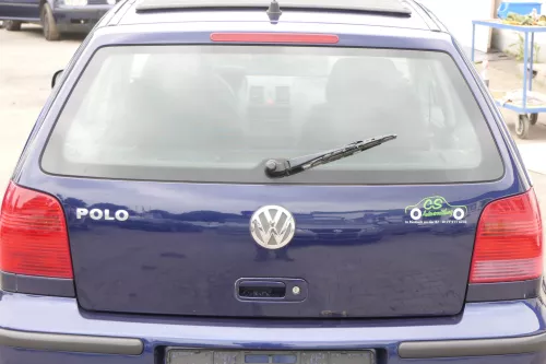 VW Polo 6N2 Heckklappe Klappe hinten Kofferraumklappe blau LB5N-ohne Anbauteil