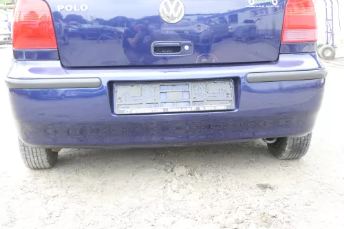 VW Polo 6N2 Stoßstange hinten Heckstoßstange Stoßfänger blau LB5N indigoblau b (157250)