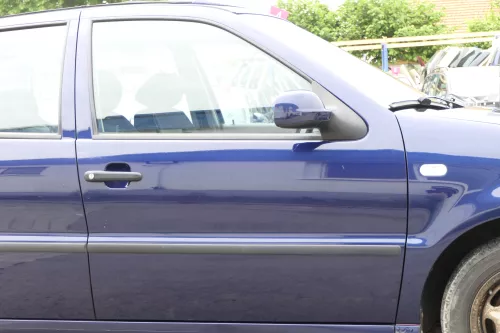 VW Polo 6N 6N2 Tür vorne rechts Beifahrertür 4/5-Türer blau LB5N ohneAnbauteile (157253)