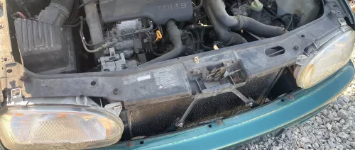 VW Golf 3 Schloßträger mit Kühler Doppellüfter Halter 1,9 TDI 66kw  (157317)