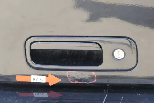 VW Lupo 6X Heckklappe Klappe Kofferraumklappe Scheibe schwarz L041 uni (157427)