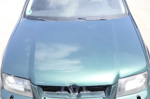 VW Bora Motorhaube Haube Klappe vorne grün LC6M  (157453)