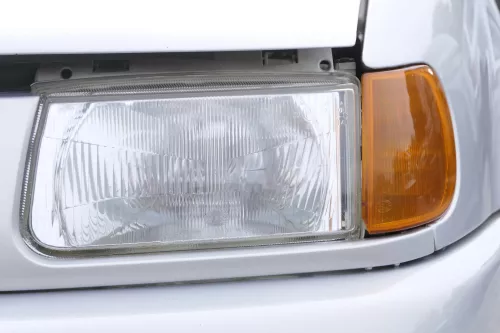 VW Polo 6N Kühlergrill Grillleiste silber LB7Z sat vorne Leiste Grill VW Zeichen (157526)