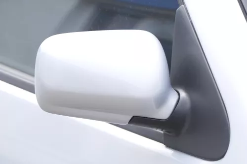 VW Polo 6N elektrischer elektrisch Spiegel Außenspiegel rechts silber LB7Z +Glas (157529)