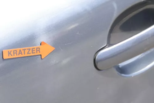 Skoda Octavia 1Z Kombi Tür hinten links grau LF7V (ohneAnbauteile) (157824)