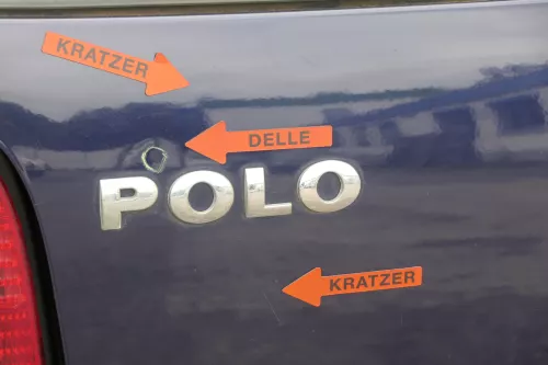 Polo 6N2 Heckklappe Klappe hinten Kofferraumklappe blau LB5N indigoblau (157853)