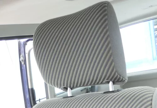 VW T4 Sitz vorne links oder rechts Kopfstütze Kopfstützen Allstar Multivan grau (158131)
