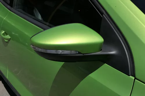 VW Scirocco 3 elektrischer Spiegel Außenspiegel rechts grün LR6T anklappbar Memo (158190)