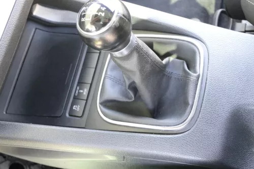 VW Golf 6 Schaltknauf Schaltsack Schaltung Schaltknüppel 6-Gang Leder Sort R-lin (158225)