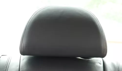 Skoda Superb 3U Kopfstütze Sitz Sitze hinten in der Mitte mittig onyx Leder