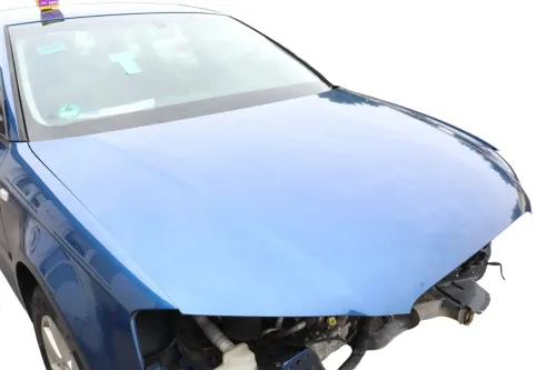 Audi A3 8P 4/5-Türer Motorhaube Haube Klappe vorn vorne blau LZ5C Sportback d (158484)