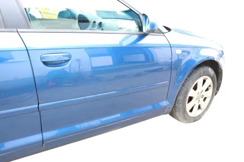 Audi A3 8P 4/5 Türer Tür vorne rechts Beifahrertür Türblatt blau LZ5C mauritiusb